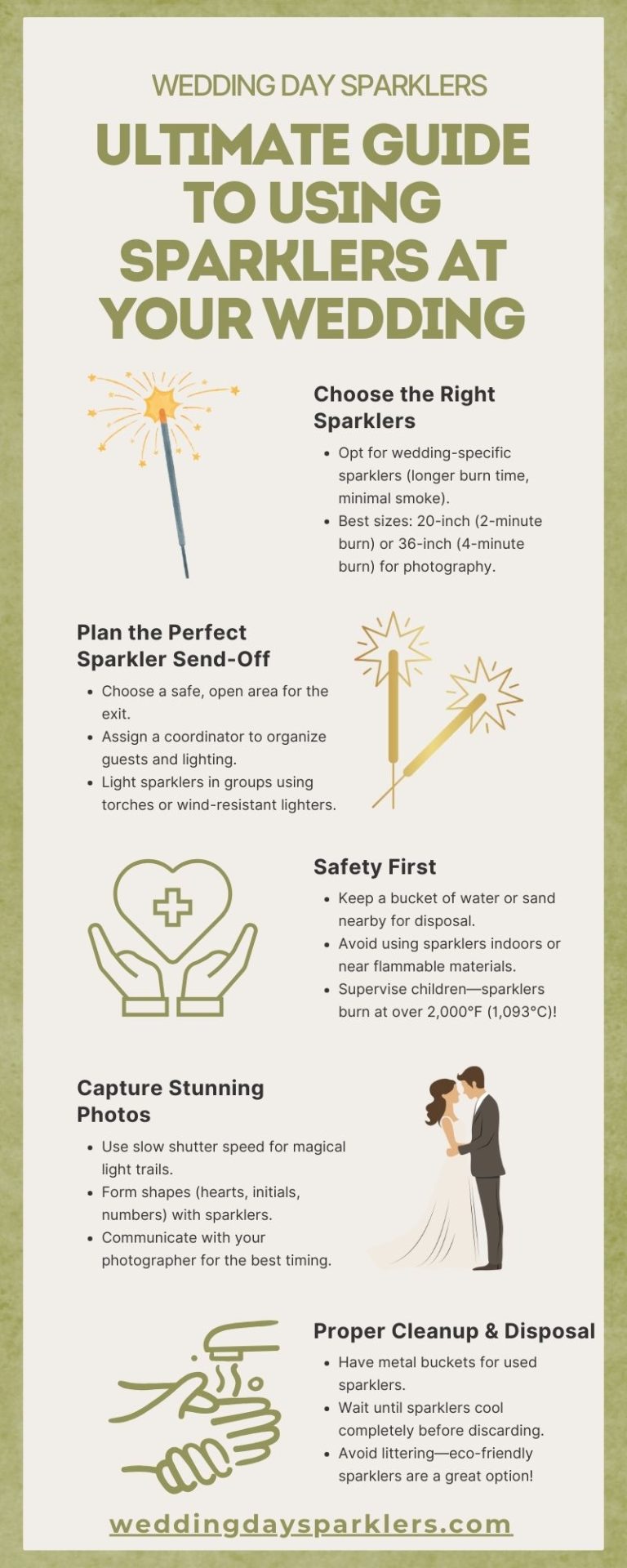 Ultimate Guide To Using Sparklers At Your Wedding 768x1920